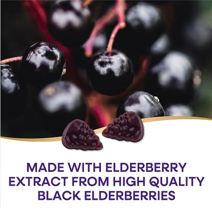 Nature's Way Sambucus Elderberry Immune Gummies, Daily Immune Support Nature's WayBuy Supplements Australia