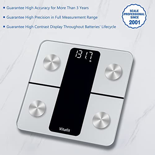 Vitafit Smart Scales for Body Weight and Fat Percentage, Weighing Professional Since 2001 VitafitBuy Supplements Australia