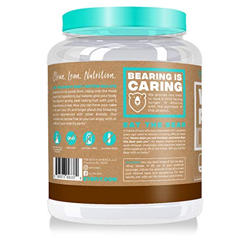 Eat the Bear Whey Protein Isolate Protein Powder 2 lbs (Chocolate) Eat The BearBuy Supplements Australia