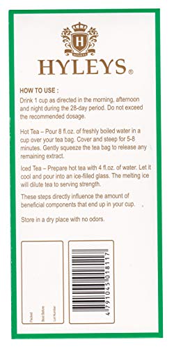 Hyleys Detox Tea for Cleanse - 28 Day Kit - 84 Tea Bags - Gift Gift For Mom For Mom HYLEYSBuy Supplements Australia