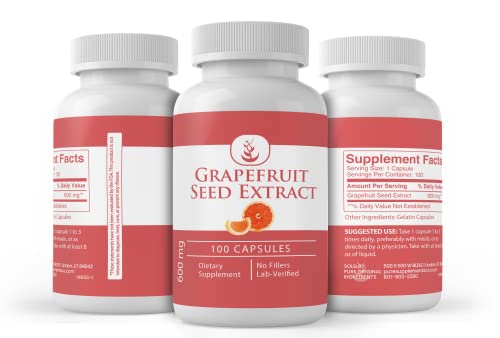 Pure Original Ingredients Grapefruit Seed Extract (100 Capsules) Always Pure, No Additives Pure Organic IngredientsBuy Supplements Australia