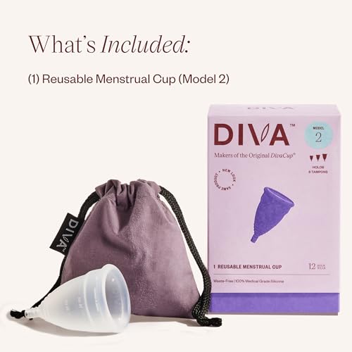 DivaCup - BPA-Free Reusable Menstrual Cup - Leak-Free Feminine Hygiene - Tampon and Pad DivaCupBuy Supplements Australia