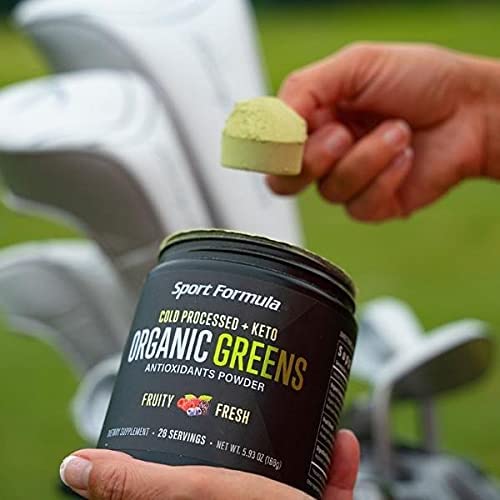 Sport Formula 99 Organic Greens Superfood Powder, Cold Pressed Vegan and Keto Powder, Non-GMO, Low Calorie Daily Green Juice Powder Sport Formula 99Buy Supplements Australia