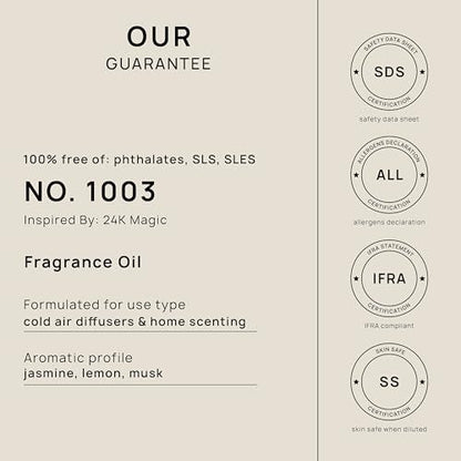 VINEVIDA [4 Fl Oz] Scent NO. 1003 Fragrance Oil for Cold Air Diffusers, Aromatic VINEVIDABuy Supplements Australia