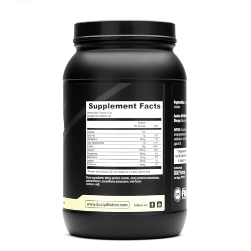 Sculpt Nation by V Shred Protein Powder (Vanilla) - Premium Whey Protein Powder Sculpt NationBuy Supplements Australia