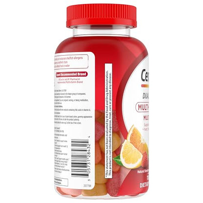 Centrum MultiGummies Multi+ Omega 3 Dual Action, Adult Multivitamin, Multivitamin/Multimineral/Omega 3 CentrumBuy Supplements Australia