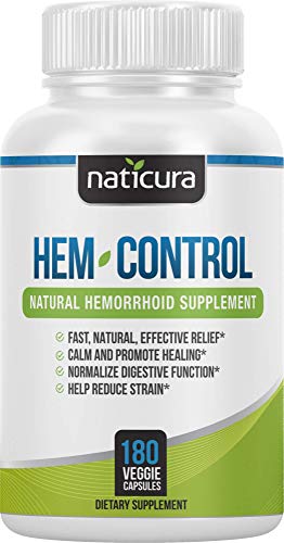 Naticura Hem-Control Natural Hemorrhoid Supplement - Vegan Herbal Supp NaticuraBuy Supplements Australia