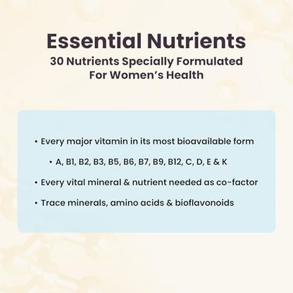 Women's Health Network Essential Nutrients – Daily Multivitamin for Energy, Healthy Aging & Immune Support, Folate as Quatrefolic®, a Patented Natural Form of 5-MTHF Women's Health NetworkBuy Supplements Australia