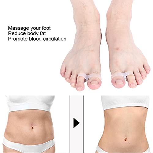 2Pcs Slimming Silicone Foot Massage Magnetic Toe Ring Magnetic Slimming Toe Rings DiocheBuy Supplements Australia