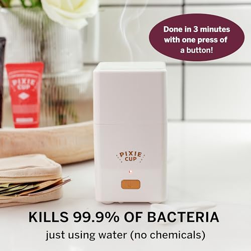 Pixie Menstrual Cup Sterilizer + Large & Small Pixie Disc - Kill 99.9% of Germs with Menstrual Cup Pixie CupBuy Supplements Australia