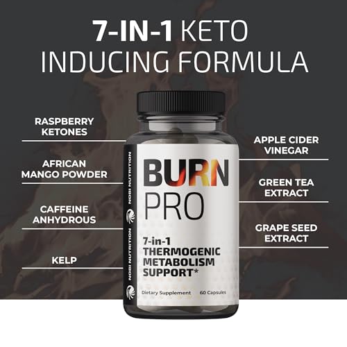 Burn Pro 7-in-1 Thermogenic Metabolism Booster | Weight Management Support Supplem Nobi NutritionBuy Supplements Australia