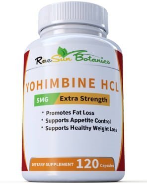 RaeSun Botanics Yohimbine HCL Bark Extract Extra Strength Supplement 5mg x 120ct RaeSun BotanicsBuy Supplements Australia