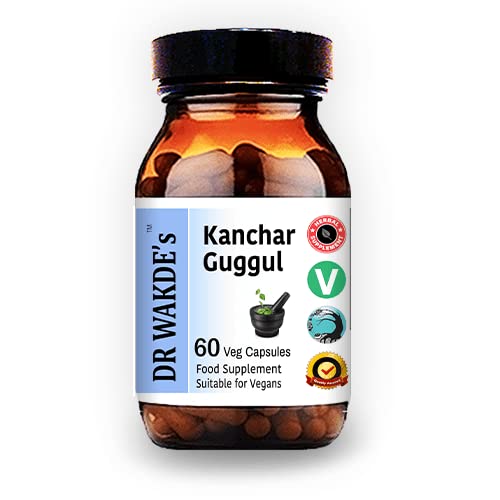 DR WAKDE's Kanchnar Guggul (60 Veg Caps, Ayurvedic Supplement, Vegan, Herbal, Natural, Made in the UK) DR WAKDE'sBuy Supplements Australia