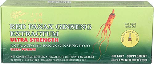 Prince of Peace Red Panax Ginseng Extractum Ultra Strength, 0.34 Fl Oz (Pack of 30) Prince Of PeaceBuy Supplements Australia