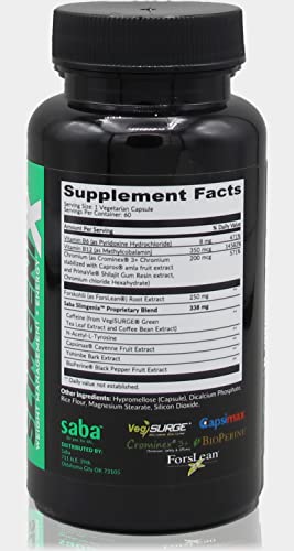 Saba SlimGenix -Energy, Weight Management, Appetite Control, Focus, Fat Burner SabaBuy Supplements Australia
