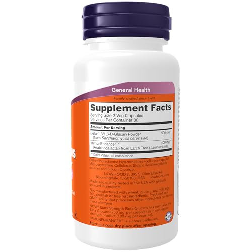 NOW Supplements, Beta-Glucans with ImmunEnhancer with Larch Arabinogalactan NOWBuy Supplements Australia