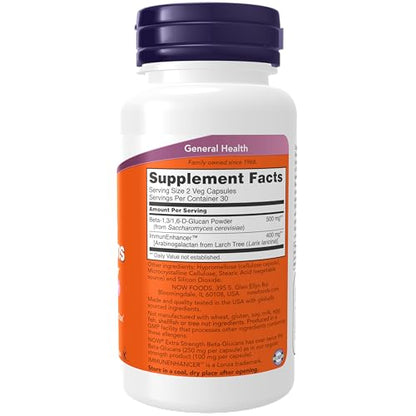 NOW Supplements, Beta-Glucans with ImmunEnhancer with Larch Arabinogalactan NOWBuy Supplements Australia