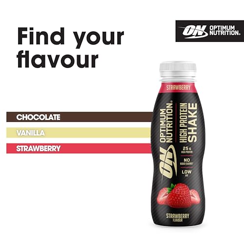Optimum Nutrition High Protein Shake Bottles, Ready To Drink Healthy Snacks, No added Optimum NutritionBuy Supplements Australia