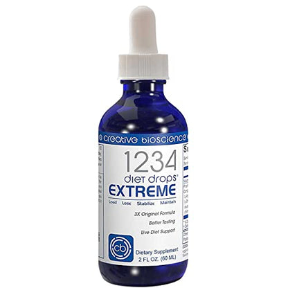 Creative Bioscience 1234 Diet Drops Extreme, 2 Fl Oz (4 Pack) Creative BioscienceBuy Supplements Australia