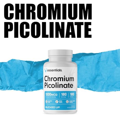 Bucked Up Chromium Picolinate 1000mcg Per Serving, Bucked Up Essentials (180 Servings Bucked UpBuy Supplements Australia