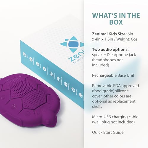 Zenimal Kids Meditation Audio Player - Patented Screen-Free Mindfulness Device with 9 Audio Meditations ZenimalBuy Supplements Australia