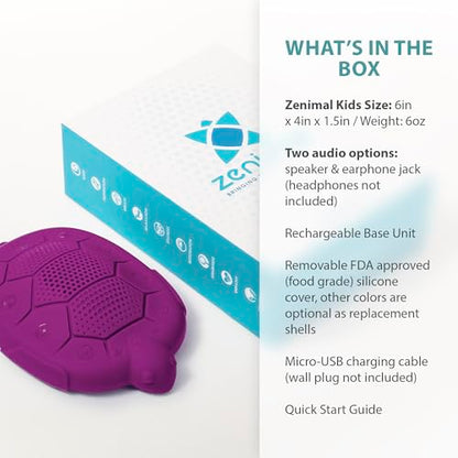 Zenimal Kids Meditation Audio Player - Patented Screen-Free Mindfulness Device with 9 Audio Meditations ZenimalBuy Supplements Australia