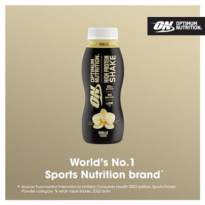 Optimum Nutrition High Protein Shake Bottles, Ready To Drink Healthy Snacks, No added Optimum NutritionBuy Supplements Australia
