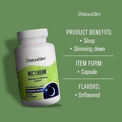NaturalSlim NoctiBurn Night Fat Burning Support & Metabolism Support Supplements with Essentials NaturalSlimBuy Supplements Australia