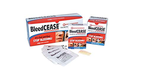BleedCEASE First Aid for Cuts and Nosebleeds Sterile Packings, 25 Count BleedCEASEBuy Supplements Australia