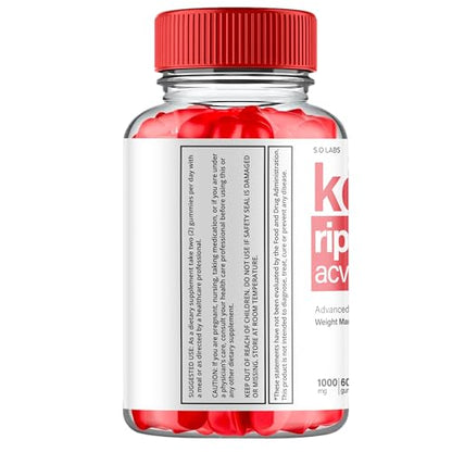 (2 Pack) Keto Ripped ACV Gummies Advanced Weight Loss, Keto Ripped Keto + ACV Gumm S.O LabsBuy Supplements Australia