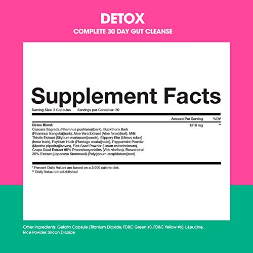 Obvi Detox, Flush Out and Eliminate Toxins, Support Weight Loss, Cleanse Colon, Packed ObviBuy Supplements Australia