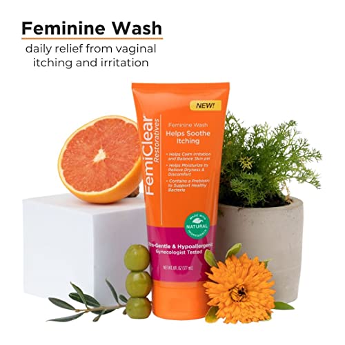 FemiClear Restoratives Soothing Feminine Wash - Feminine Care Wash for Itching & Irritated Skin FemiClearBuy Supplements Australia