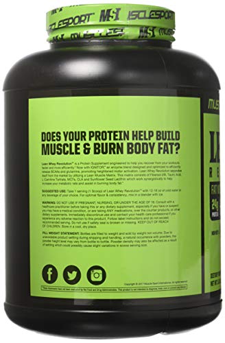 Musclesport Lean Whey Revolution™ Protein Powder - Whey Protein Isolate MusclesportBuy Supplements Australia