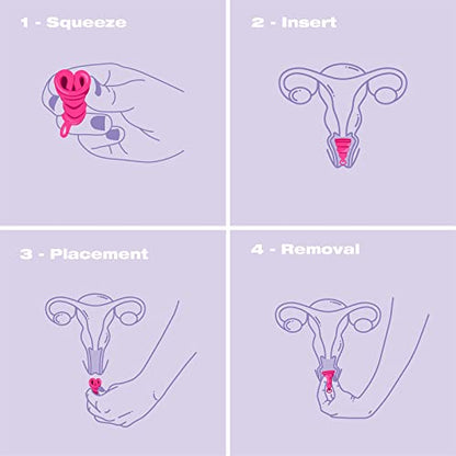 Intimina Lily Cup One - Collapsible Disposable Menstrual Cups for Beginners, Small Menstrual Cup INTIMINABuy Supplements Australia