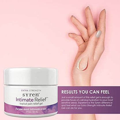 Syren Intimate Relief - Intimate Pain Relieving Gel - Relieves Vulva Pain, Throbbing, Spasms, Vaginal Dryness SYRENBuy Supplements Australia