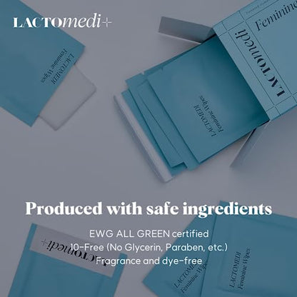 LACTOMEDI Feminine Wipes | Unscented Feminine Wipes | Individually Wrapped | pH-Balanced Feminine LACTOMEDIBuy Supplements Australia