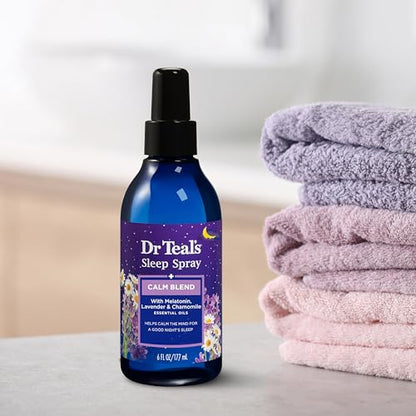 Dr Teal's Sleep Spray with Melatonin & Essential Oil Blend, 6 fl oz (Pack of 3) Dr Teal'sBuy Supplements Australia