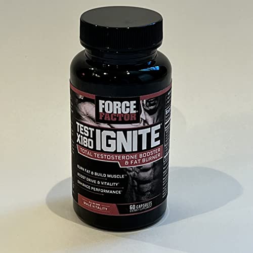 FORCE FACTOR Test X180 Ignite Testosterone Booster for Men, Testosterone Support Force FactorBuy Supplements Australia