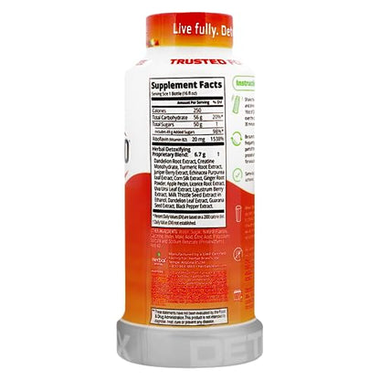 Herbal Clean Same-Day Premium Detox Liquid Drink, Strawberry Mango Flavor, 16 Fl Oz Herbal CleanBuy Supplements Australia