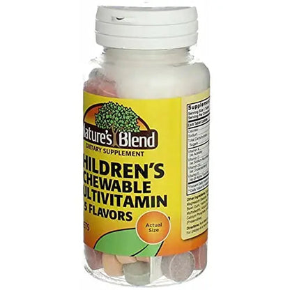 NAT B CHILDRENS CHEWABLE 100 Nature's Blend