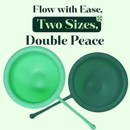 SHORDY Reusable Menstrual Disc Set of 2 (Small & Large), 100% Medical-Grade Silicone, Flexible SHORDYBuy Supplements Australia