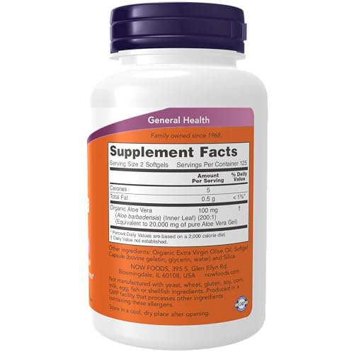 NOW Supplements, Aloe Vera (Aloe barbadensis) 10,000 mg, Supports Digestive Health NOWBuy Supplements Australia