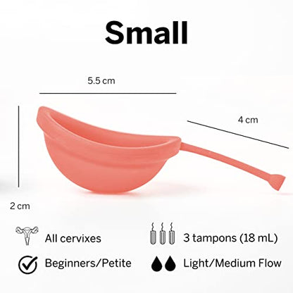 Pixie Cup 2 Menstrual Discs - Most Comfortable Reusable Period Discs - Removable Stem Pixie CupBuy Supplements Australia