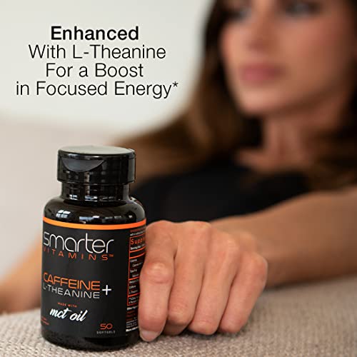 200mg Caffeine Pills - MCT Oil from 100% Coconuts + 100mg L-Theanine, Advanced Energy SmarterVitaminsBuy Supplements Australia