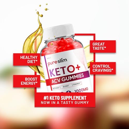 (2 Pack) Pure Slim Keto ACV Gummies - Advanced Formula PureSlim Keto Plus ACV Gummies IndeloBuy Supplements Australia