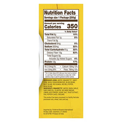 TASTY BITE Mexican Protein Bowl, 8.8 Ounce, Pack of 6, Ready to Eat, Microwaveable TASTY BITEBuy Supplements Australia