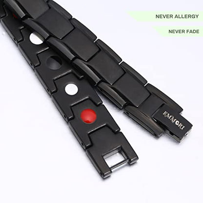 EMMORI Ultra Strength Magnetic Bracelet - 3,500 Gauss Per Magnet -Magnetic Bracelets EmmoriBuy Supplements Australia