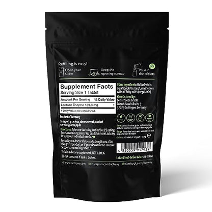 LactoJoy Lactase Pills I 240 Pieces Refill Package I Powerful Lactase Enzymes for Lactose LactoJoyBuy Supplements Australia