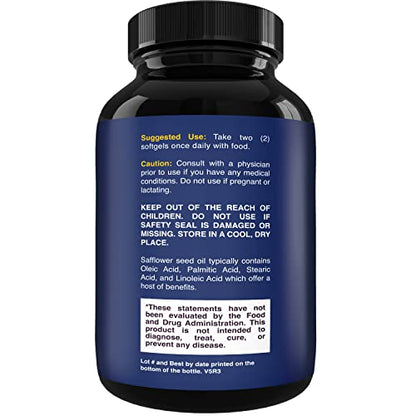 CLA Diet Weight Loss Pills - Women and Men - Pure Conjugated Linoleic Acid - Safflower Natures CraftBuy Supplements Australia