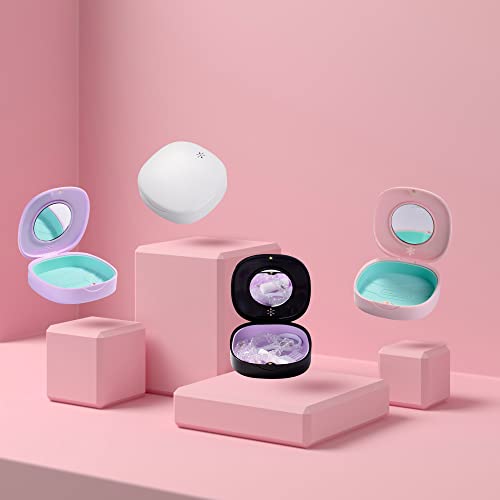 2 Pack Retainer Case with Vent Holes, Mirrors,Compatible with Invisalign,Night Guards DoboliBuy Supplements Australia